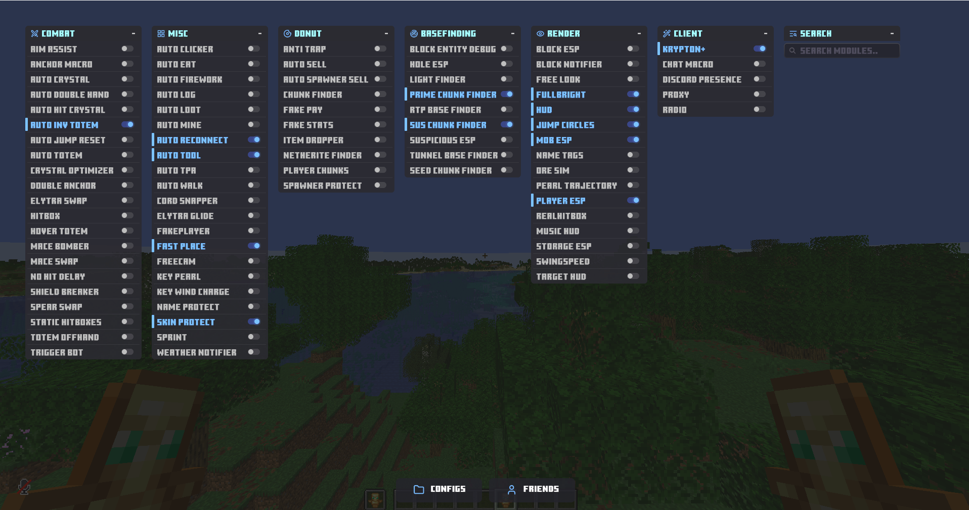 Krypton Client GUI Preview